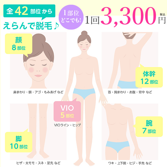 レディース/医療脱毛